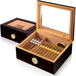Slege Cigar Humidors, cigar humidor, španielska drevená krabička na